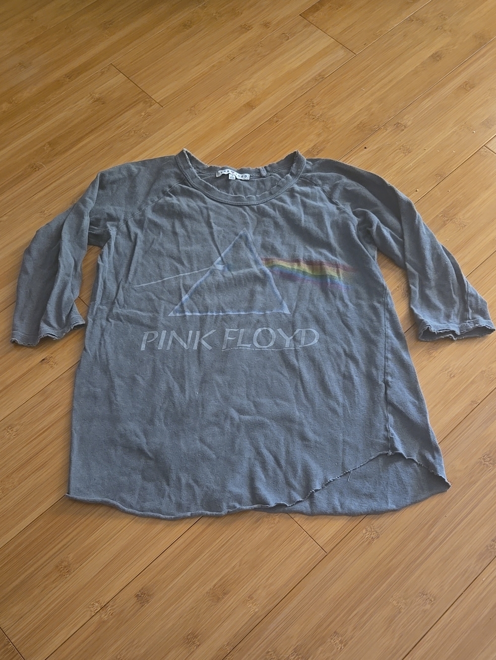 Pink Floyd Graphic Women’s Gray Long-Sleeve Top - S